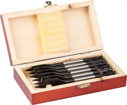 ЗУБР. Набор перьевых сверл по дереву, 6 шт: 12-16-18-20-22-25 мм 29505-H6 купить в Нижневартовске