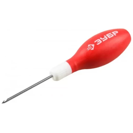 Шило ЗУБР "МАСТЕР" сапожное, эргономичная обрезиненная рукоятка, длина 60мм, d 3мм 09570-3 купить в Нижневартовске