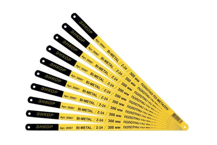 Полотно по металлу 300мм Z24 Bi-Metal Энкор 20987 купить в Нижневартовске