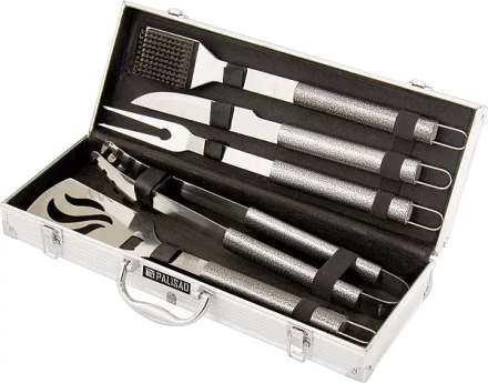 Набор приборов для барбекю 5 шт в алюминевом кейсе PALISAD Camping 69579 купить в Нижневартовске