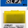 Лезвие OLFA специальное, для скребка "TB-45", 4-х стороннее лезвие с 3-мя типами режущей кромки, 45 мм / 4 шт OL-TB-45 купить в Нижневартовске