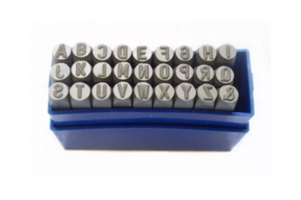 Клеймо буквенное 10мм латиница купить в Нижневартовске