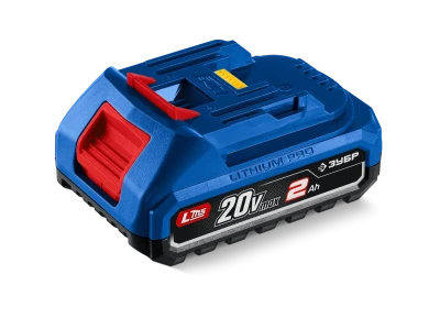 ЗУБР Power PRO, 20 В, 2.0 А/ч, аккумулятор LMS, ПРОФЕССИОНАЛ (BP-P-20-2)