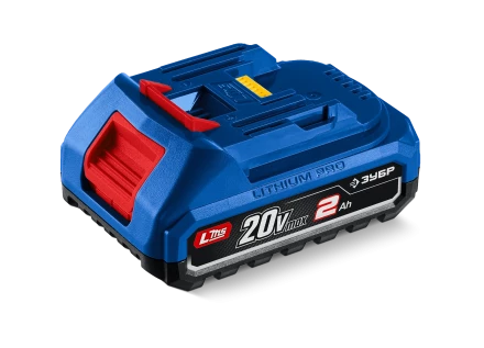 ЗУБР Power PRO, 20 В, 2.0 А/ч, аккумулятор LMS, ПРОФЕССИОНАЛ (BP-P-20-2) купить в Нижневартовске
