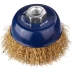DEXX. Щетка чашечная для УШМ, витая стальная латунированная проволока 0,3мм, 75ммхМ14 35103-075 купить в Нижневартовске