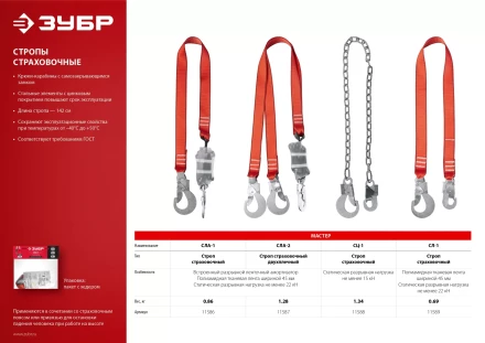 Строп ленточный двухплечный с амортизатором серия Без серии купить в Нижневартовске