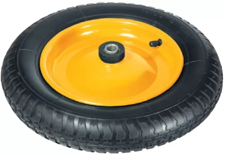 Колесо пневматическое 4.80/4.00-8 D380мм подш. внут. диам. 20мм длина оси 90мм PALISAD 68948 купить в Нижневартовске
