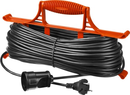 Удлинитель электрический &quot;MAXElectro&quot; на рамке, 50 м, 1 гнездо, STAYER 55018-50 купить в Нижневартовске