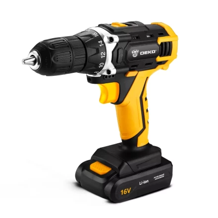 Дрель аккумуляторная DEKO DKCD16FU-Li, 063-4098 купить в Нижневартовске