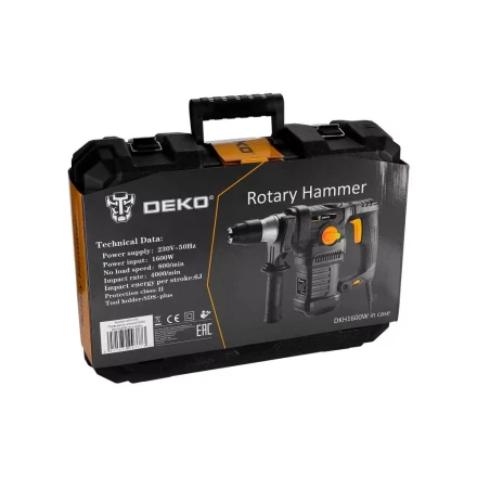 Перфоратор DKH1600W DEKO, 063-4161 в кейсе купить в Нижневартовске