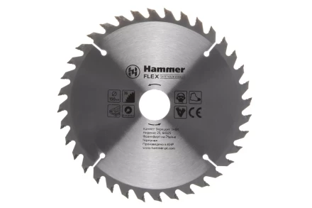 Диск пильный твердосплавный HAMMER Ф190х30мм 36зуб. купить в Нижневартовске