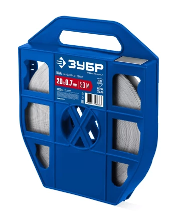 ЗУБР БДЛ 20 х 0.7 мм, 50 м, бандажная лента нержавеющая, AISI 304, Профессионал (310244) купить в Нижневартовске