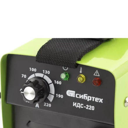 Аппарат инверторный дуговой сварки СИБРТЕХ ИДС-220 94377 купить в Нижневартовске