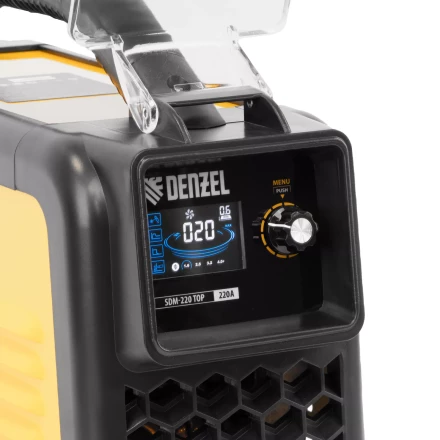 Аппарат инвертор. дуговой сварки SDM-220 Top, 220 А, ПВ 60% кейс// Denzel 94358 купить в Нижневартовске