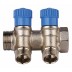 Коллектор GENERAL FITTINGS для холодной воды, вентили, никелированная латунь, вход 3/4&quot; - 4 выхода 1/2&quot; 51046-3/4-1/2-CT4 купить в Нижневартовске