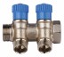 Коллектор GENERAL FITTINGS для холодной воды, вентили, никелированная латунь, вход 3/4&quot; - 4 выхода 1/2&quot; 51046-3/4-1/2-CT4 купить в Нижневартовске