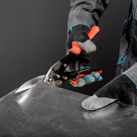 Ножницы по металлу Matrix 78341, удлиненные, 285 мм, пряморежущие, обрезиненные рукоятки купить в Нижневартовске