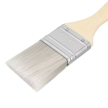 Кисть плоская для лаков "Евро" 1.5", искусственная щетина, деревянная ручка MTX 83086 купить в Нижневартовске