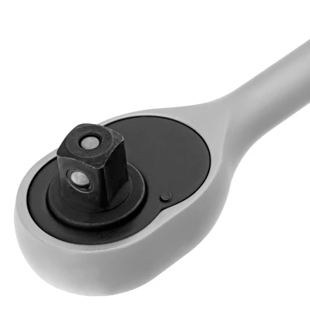 Ключ-трещотка 1/2" Сибртех, 45 зубьев, с быстрым сбросом, матовый хром 14023 купить в Нижневартовске