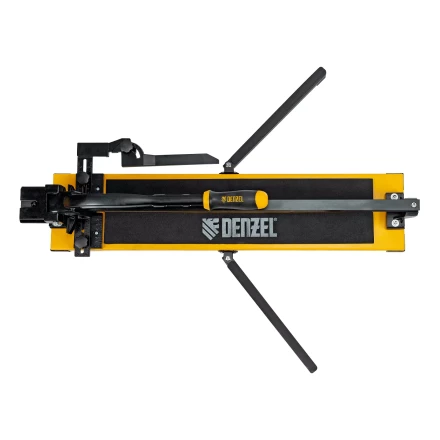 Плиткорез рельсовый Denzel 600х16мм, каретка на подш., стальная станина, усил. рукоятка-пенал 877014 купить в Нижневартовске