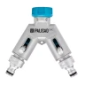 Разветвитель двухканальный Palisad 65832, с внутренней резьбой 3/4",алюминий, LUXE купить в Нижневартовске