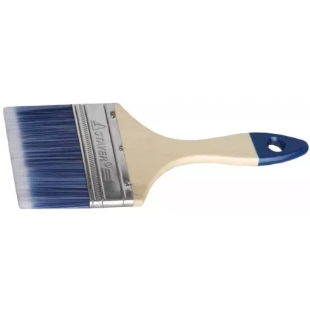 Кисть плоская STAYER "AQUA-STANDARD", искусственная щетина, деревянная ручка, 100мм 01032-100 купить в Нижневартовске