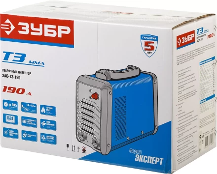 Сварочный инвертор ММА ЗАС-Т3-190 серия ПРОФЕССИОНАЛ купить в Нижневартовске