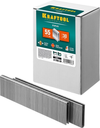 Скобы тип 18GA (55 / 90 / C) 5000 шт 31789-30 купить в Нижневартовске