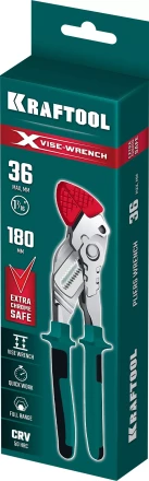 Клещи переставные-гаечный ключ с двухкомпонентными рукоятками и пластиковыми накладками 22066 купить в Нижневартовске