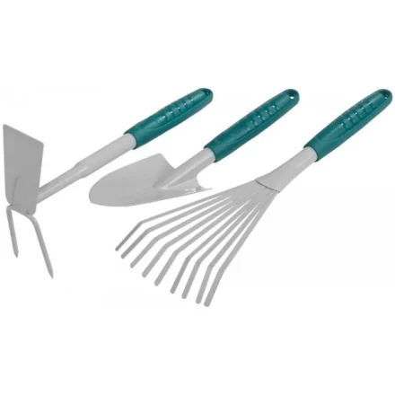 Набор RACO садовый: совок 4207-53481, мотыжка -53486, грабли веерные -53492 4225-53/477 купить в Нижневартовске
