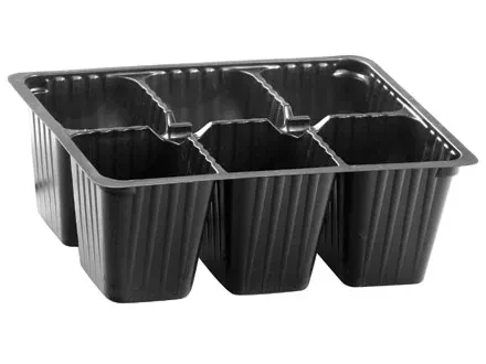 Кассета для рассады 18х13,5см высота 6см 6 ячеек полистирол  Россия 64308 купить в Нижневартовске