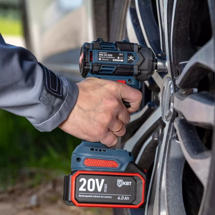 Гайковерт ударный бесщеточный аккумуляторный КВТ WB-20-500 с присоединительным квадратом 1/2" (102594) купить в Нижневартовске