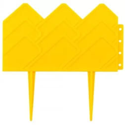 Бордюр декоративный GRINDA для клумб, 14х310см, желтый 422221-Y