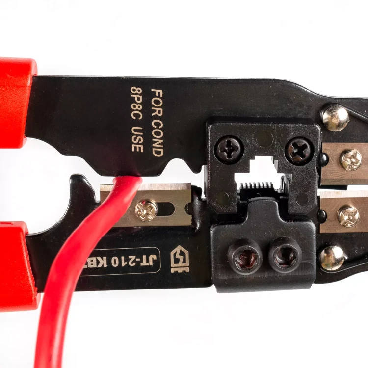 Кримпер многофункциональный КВТ JT-210 со встроенным модулем для обжима RJ-45 (84824) купить в Нижневартовске