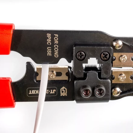 Кримпер многофункциональный КВТ JT-210 со встроенным модулем для обжима RJ-45 (84824) купить в Нижневартовске