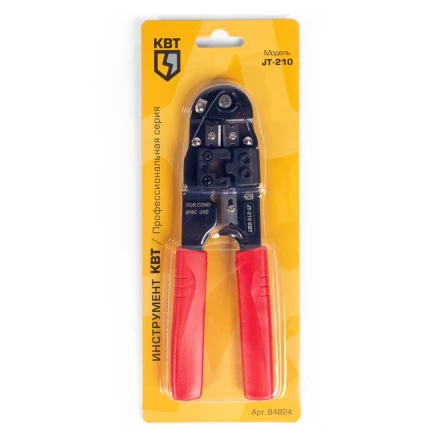 Кримпер многофункциональный КВТ JT-210 со встроенным модулем для обжима RJ-45 (84824) купить в Нижневартовске