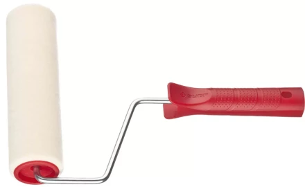 Валик ЗУБР "МАСТЕР" "ВЕЛЮР", 100% шерсть, ворс 4мм, ручка 6мм, d=40/180мм 03535-18 купить в Нижневартовске