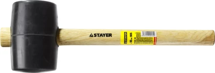Киянка STAYER резиновая черная с деревянной ручкой, 900г 20505-90 купить в Нижневартовске