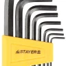 Набор STAYER Ключи "STANDARD" имбусовые, 2 - 10мм, 8 шт 27405-H8 купить в Нижневартовске