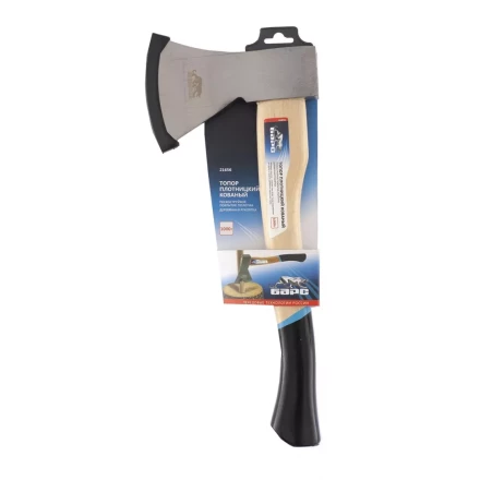 Топор плотницкий кованый деревянная рукоятка 800гр пескоструйное покрытие полотна БАРС 21654 купить в Нижневартовске
