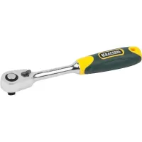 Трещотка для торцовых головок KRAFTOOL "PRO", Сr-V сталь, 60 зубцов, 1/4" 27794-1/4_z02