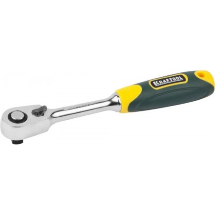 Трещотка для торцовых головок KRAFTOOL &quot;PRO&quot;, Сr-V сталь, 60 зубцов, 1/4&quot; 27794-1/4_z02 купить в Нижневартовске