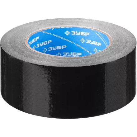 Армированная лента, ЗУБР "ПРОФЕССИОНАЛ" 12096-50-50, универсальная, влагостойкая, 48мм х 45м, черная 12096-50-50 купить в Нижневартовске