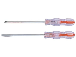 Отвертка Сrystal Ph2х 100 мм прозрачная рукоятка углерод. сталь SPARTA 134045