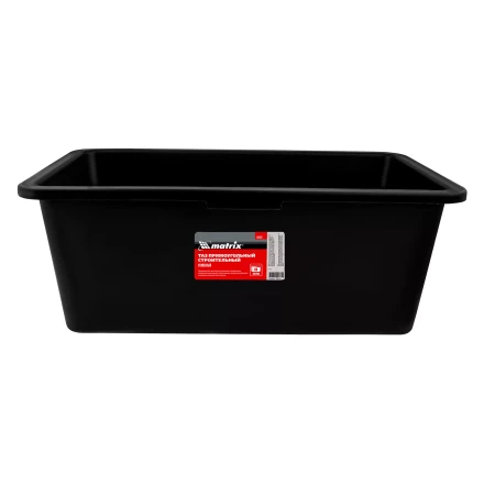 Таз прямоугольный строительный усиленный, 80 л Matrix 81472 купить в Нижневартовске