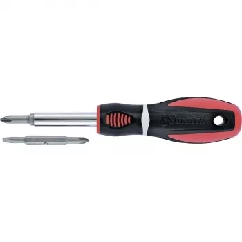 Отвертка комбинированная Era SL5,0 / Ph1 SL6,0 / Ph2 CrV 3-х компонентная рукоятка Matrix 13381
