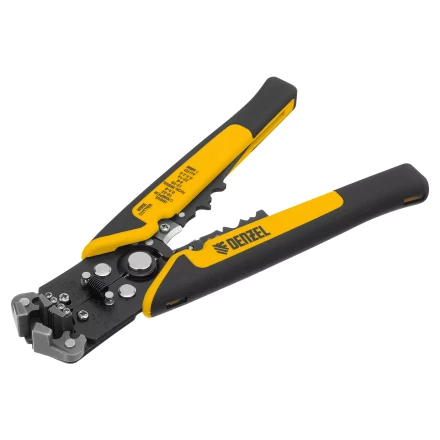 Щипцы для зачистки электропроводов 0,2-6 мм2, функция обрезания проводов Denzel 17742 купить в Нижневартовске