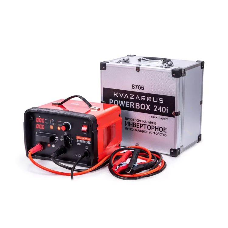 Инверторное пуско-зарядное устройство KVAZARRUS PowerBox 240i таймер и алюминиевый кейс купить в Нижневартовске