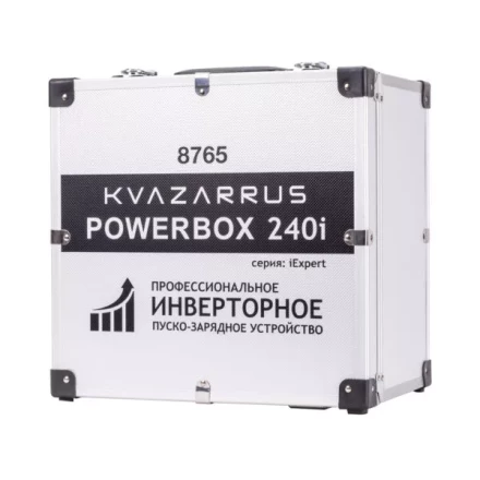Инверторное пуско-зарядное устройство KVAZARRUS PowerBox 240i таймер и алюминиевый кейс купить в Нижневартовске