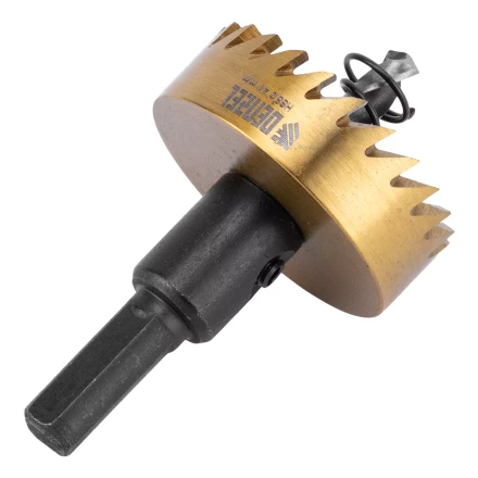 Коронка по металлу HSS, 41 мм, нитридтитановое покрытие Denzel 724113 купить в Нижневартовске